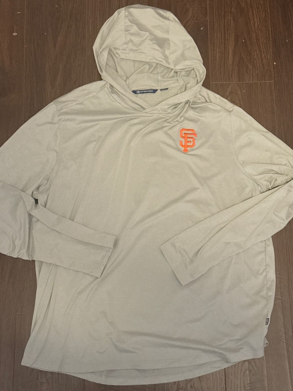 Cutter & Buck SF Giants Eco Hoodie Long Sleeve Shirt XL